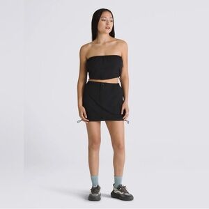 Vans Riley Parachute Mini Skirt Black Large